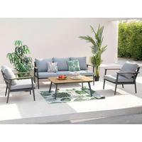 AXI Outdoor Living Loungeset Bibi braun Metall B/H/L: ca. 82,5x75,5x191,5 cm Bibi - braun/anthrazit (191,50/82,50/75,50cm) - AXI Outdoor Living