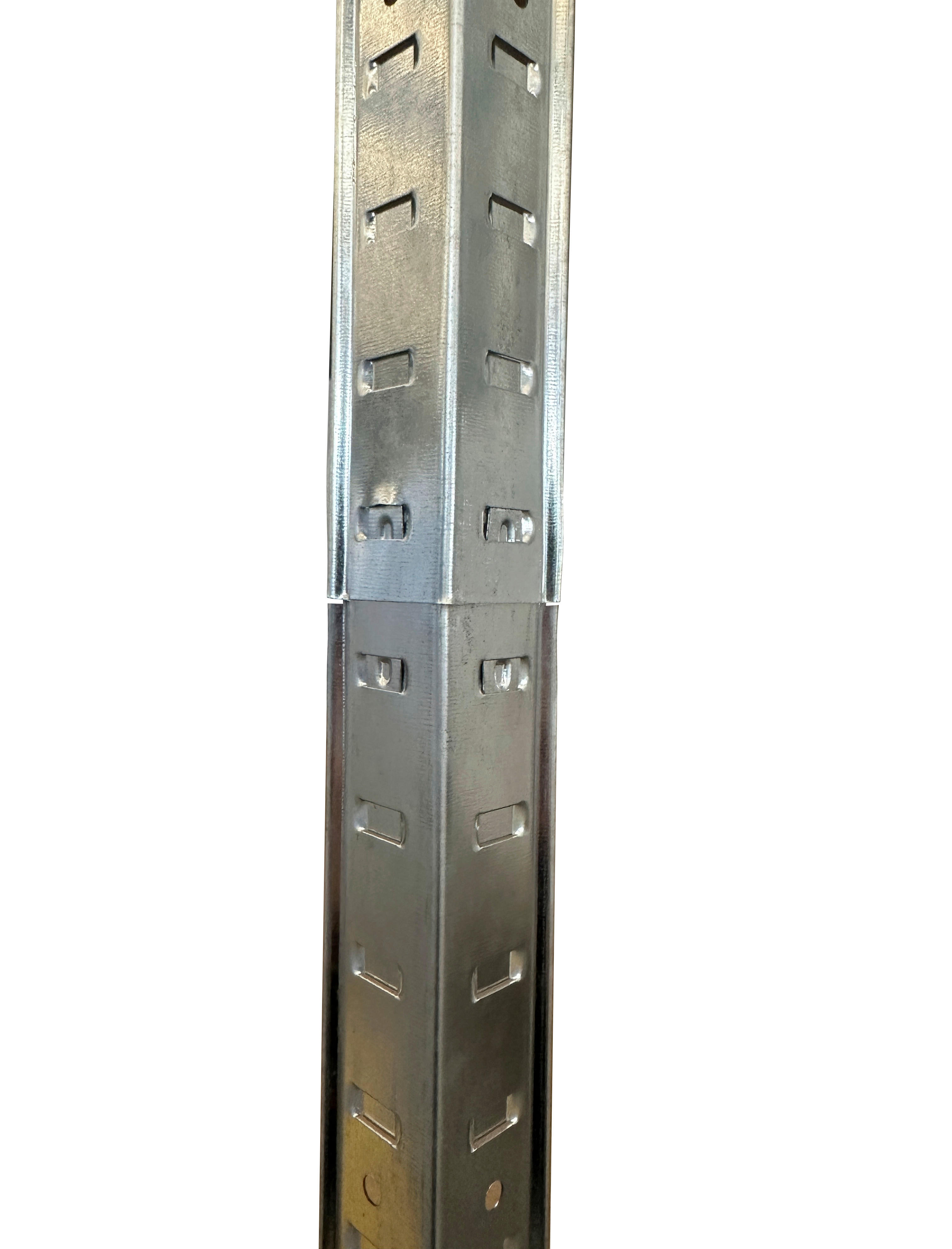 Schwerlaststeckregal verzinkt B/H/T: ca. 90x160x60 cm Schwerlaststeckregal 160x90x60cm V - verzinkt (90,00/160,00/60,00cm)