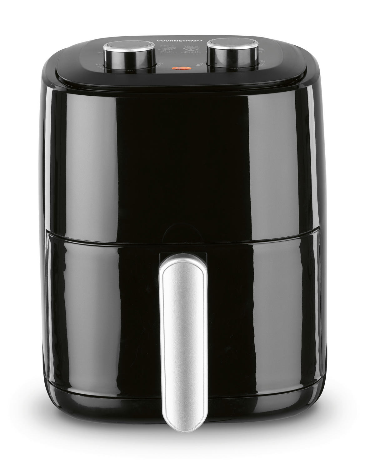 GOURMETmaxx Heißluftfritteuse schwarz Metall B/H/L: ca. 22,5x29,5x29 cm ca. 3,1 l Heißluftfritteuse 16446 - schwarz (29,00/22,50/29,50cm) - GOURMETmaxx