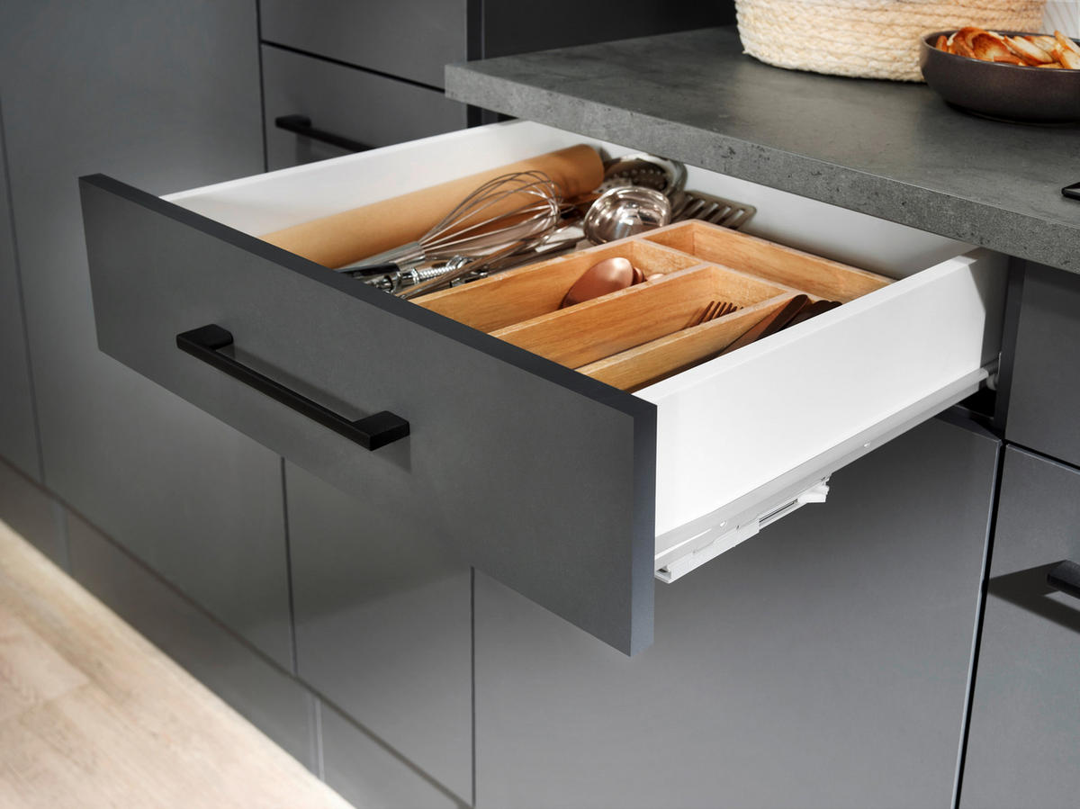 Winkelküche Oliver B/H/T: ca. 280x205x172 cm Oliver - granit/grau (280,00/205,00/172,00cm) - Respekta