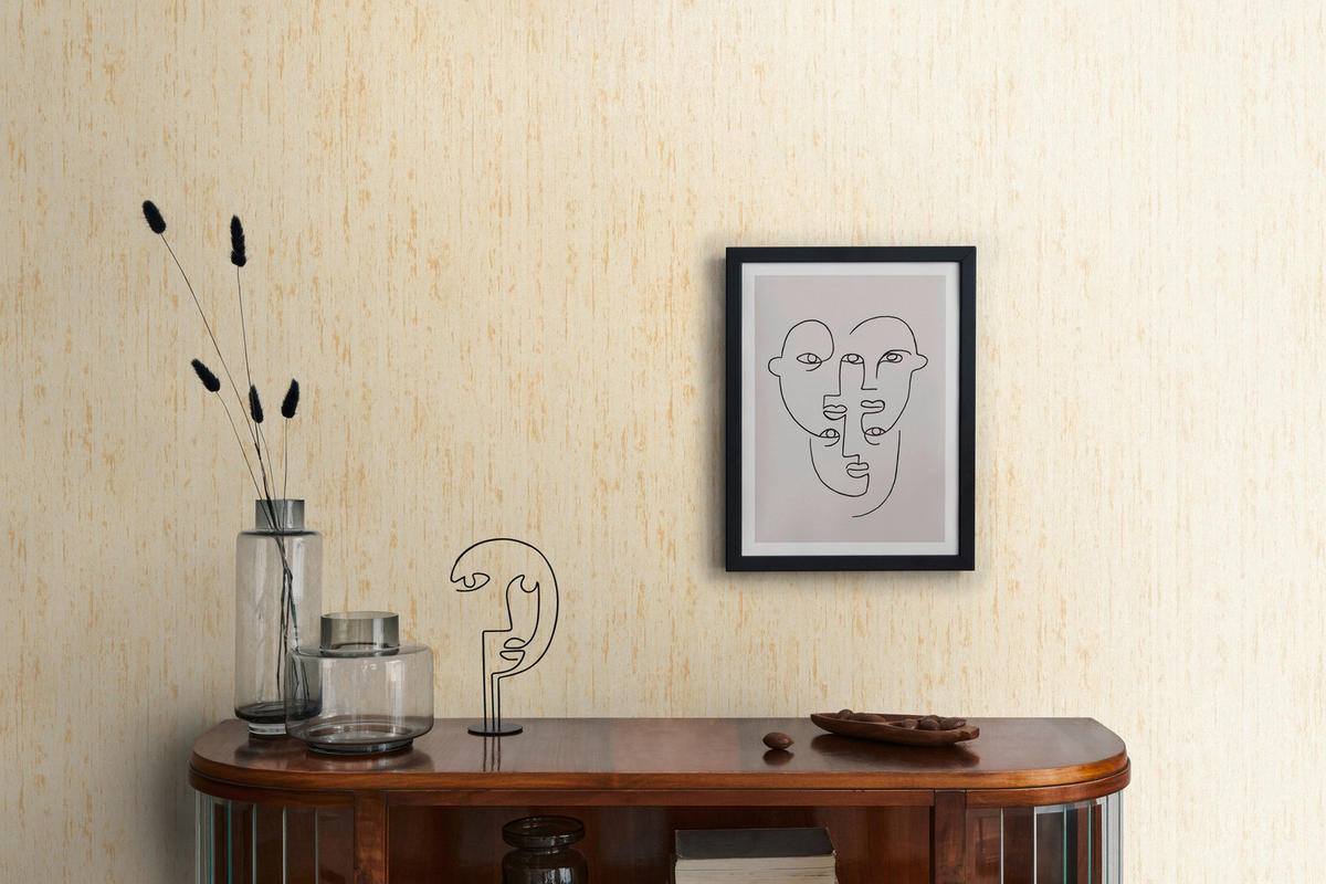 A.S.Creation Vliestapete gold gelb B/H/D: ca. 53x1005x8,3 cm Vliestapete - gold/gelb (8,30/1005,00cm) - A.S.Creation