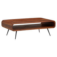 Couchtisch braun B/H/T: ca. 55x30x90 cm Couchtisch - braun (55,00/30,00/90,00cm) - Wohnling
