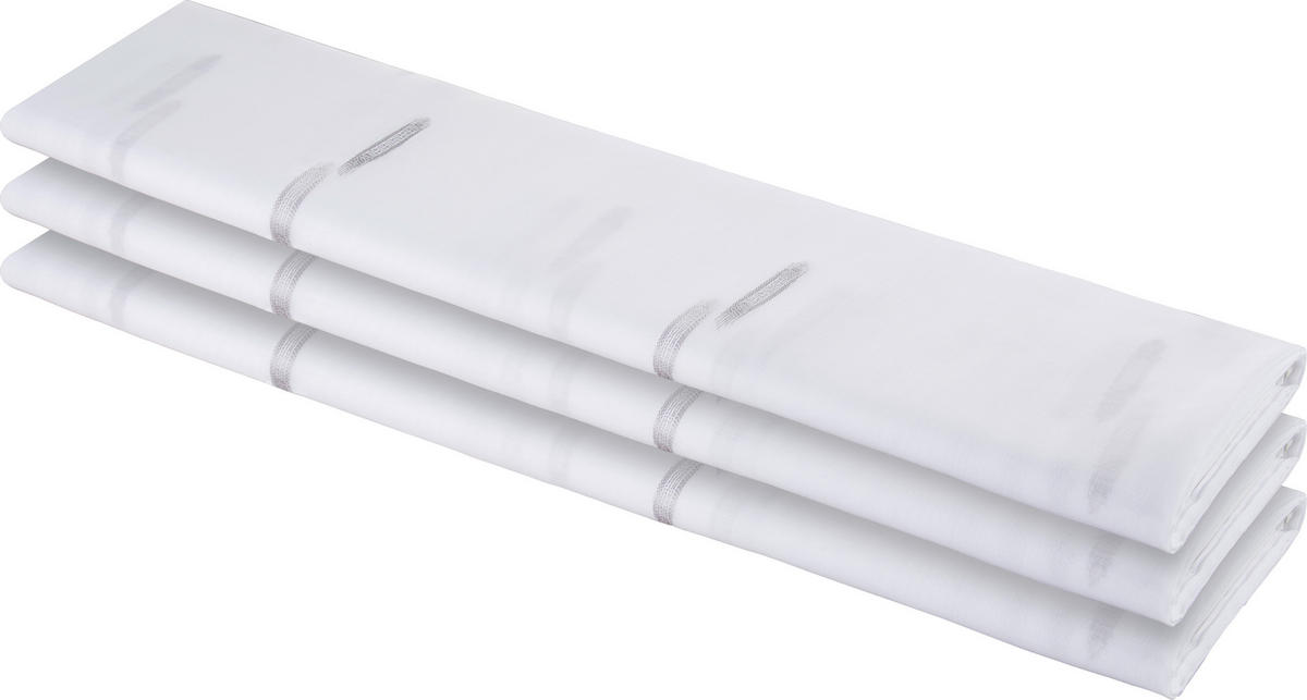 Store-Meterware Aniko silber H: ca. 300 cm Aniko - silber/grau (300,00cm)