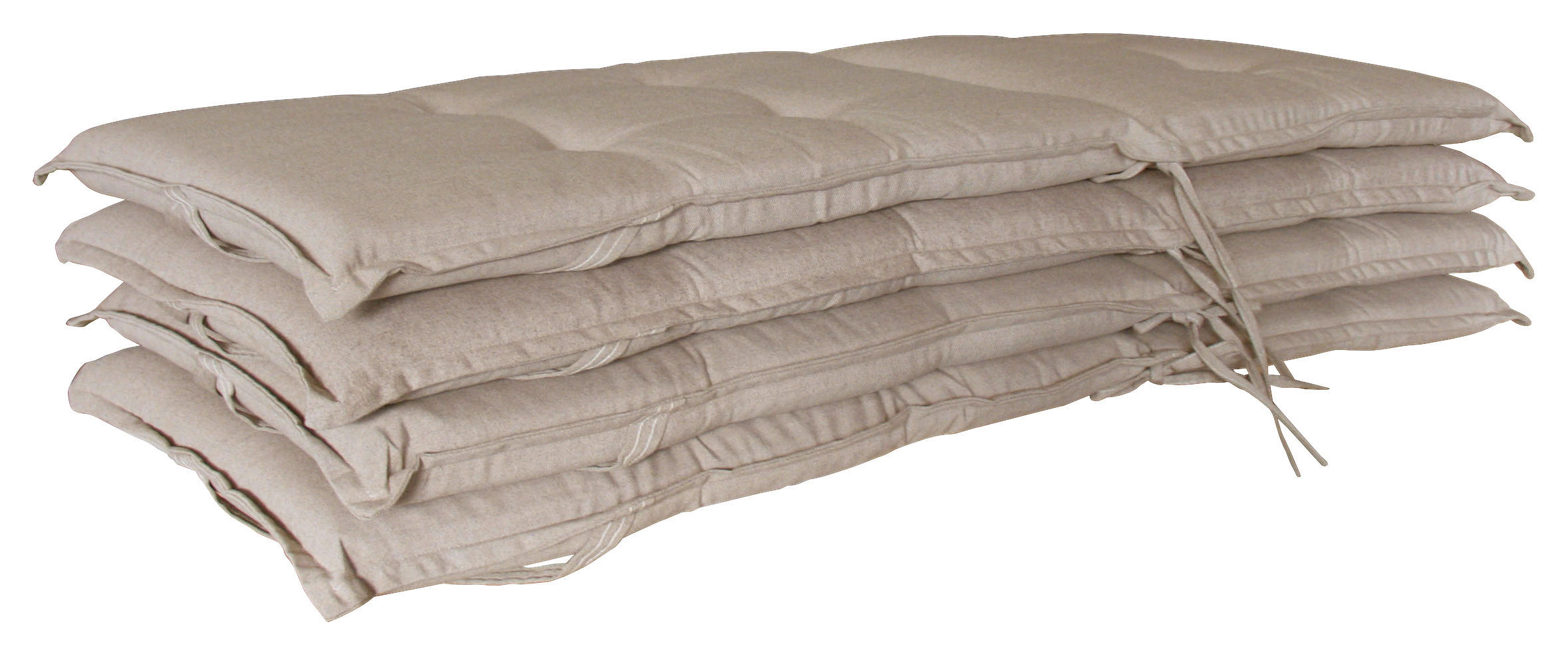Grasekamp Auflagen für Hochlehner sand Polyester-Mischgewebe B/H/L: ca. 53x6x120 cm 4er Set Auflagen_Hochlehner_4_Stk. - sand (120,00/53,00/6,00cm) - Grasekamp