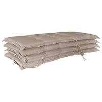 Grasekamp Auflagen für Hochlehner sand Polyester-Mischgewebe B/H/L: ca. 53x6x120 cm 4er Set Auflagen_Hochlehner_4_Stk. - sand (120,00/53,00/6,00cm) - Grasekamp