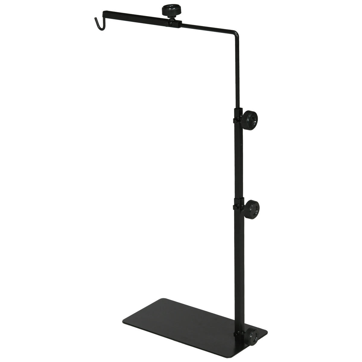 PawHut Reptilien-Lampenständer schwarz Stahl B/H/L: ca. 15x95x40 cm Reptilien-Lampenständer - schwarz (40,00/15,00/95,00cm) - PawHut