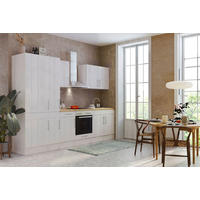 Respekta Küchenblock Premium weiß matt B/H/T: ca. 300x211x60 cm Premium - weiß (300,00/211,00/60,00cm) - Respekta