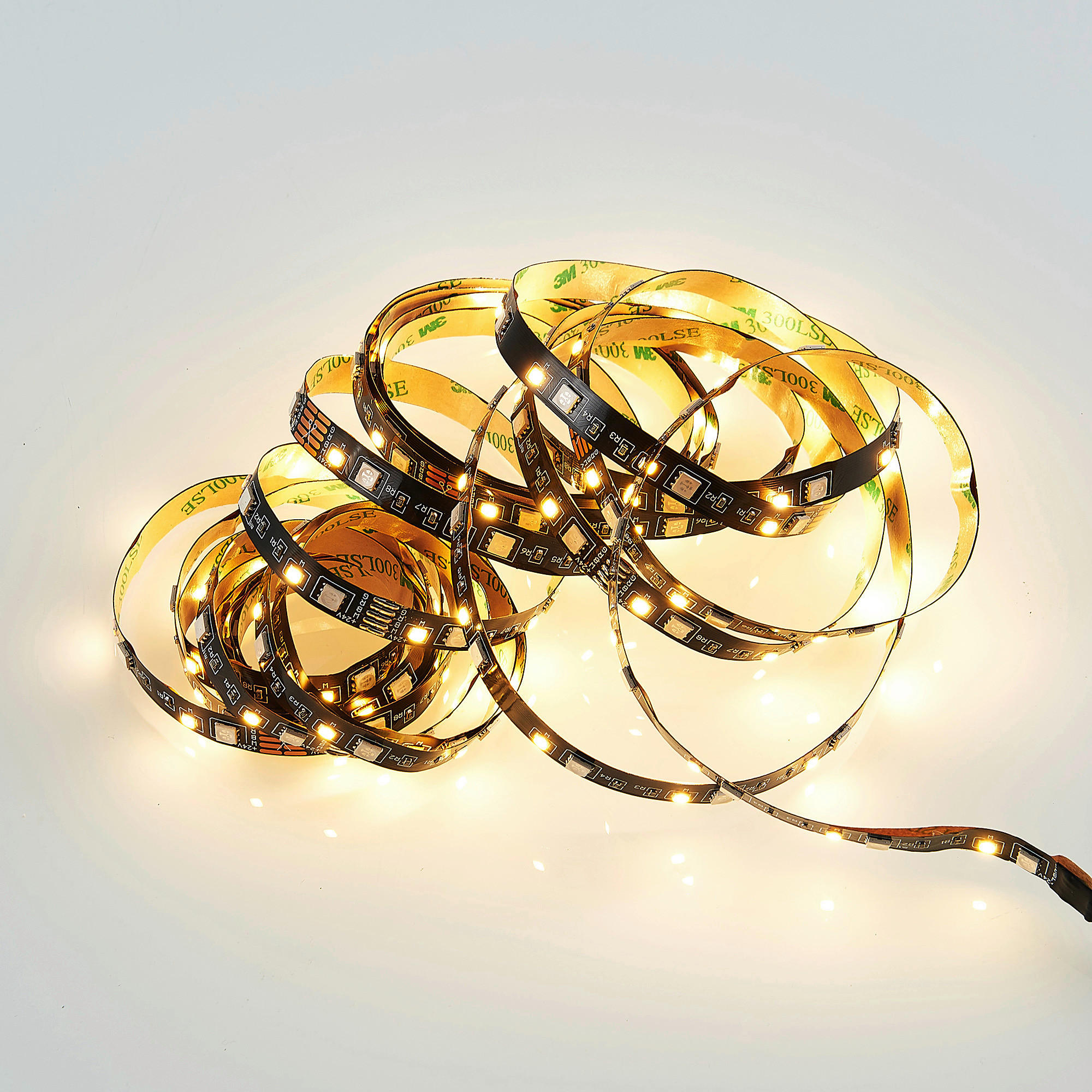Lichtband schwarz Kunststoff B/L: ca. 1x500 cm LED-Lichtband_Grip - schwarz (1,00/500,00cm)