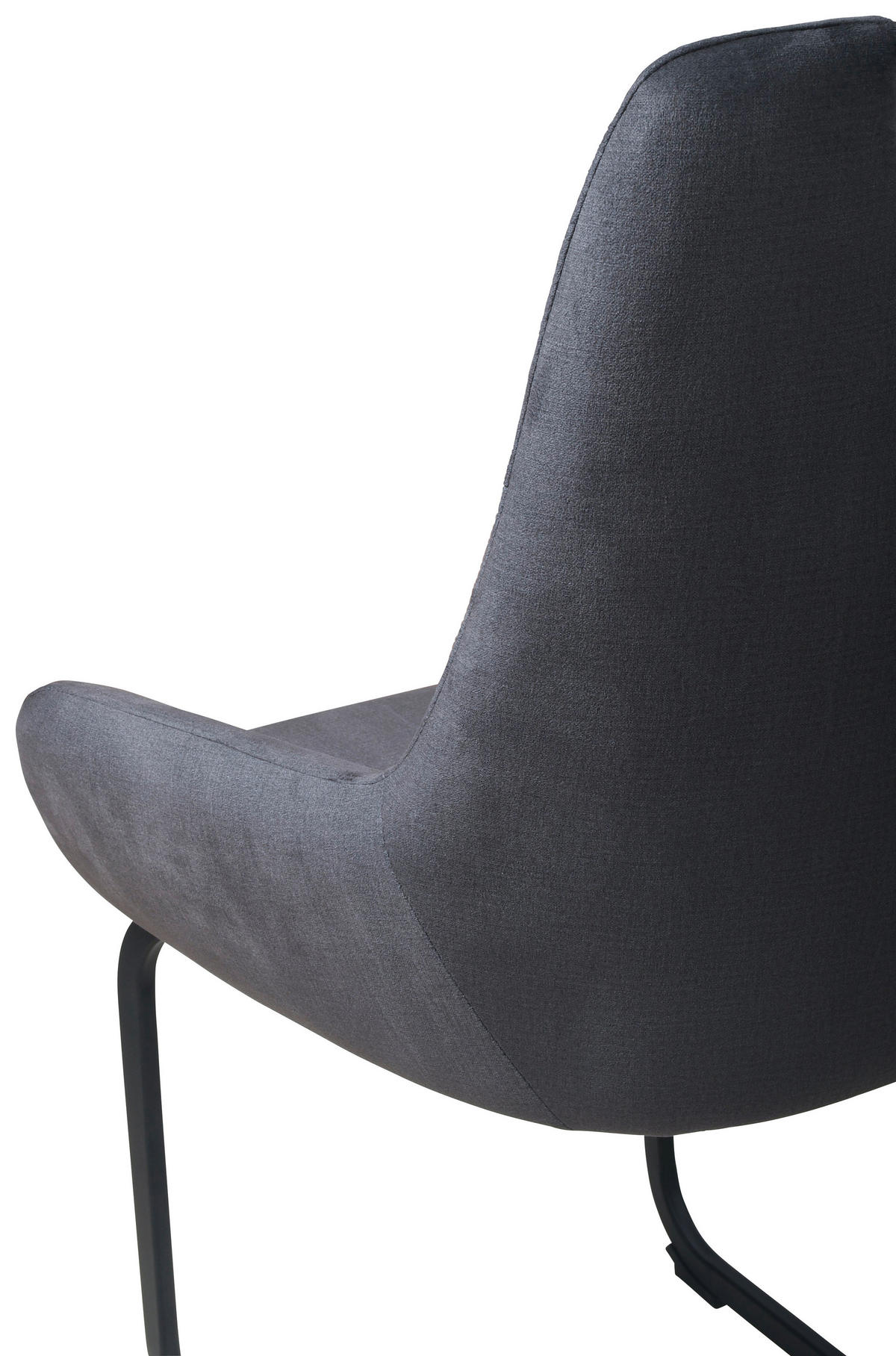 Schwingstuhl Devonport dunkelgrau Microfaser B/H/T: ca. 58x90x61 cm Devonport - schwarz/dunkelgrau (58,00/90,00/61,00cm)