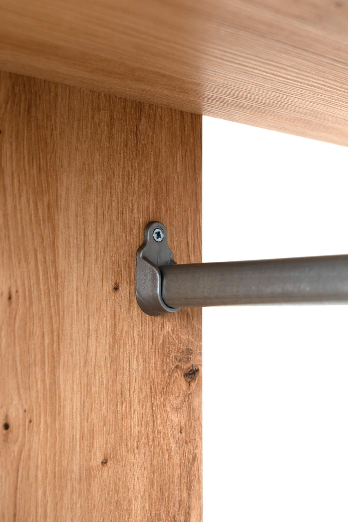 Garderobe Gera 42A weiß Oak Artisan Nachbildung B/H/T: ca. 66x182x33 cm Gera 42A - weiß/Oak (66,00/182,00/33,00cm)