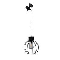 Pendelleuchte 5313322 schwarz Kunststoff Metall B/H/T: ca. 20x130x20 cm Grid - schwarz (20,00/130,00/20,00cm) - Näve Leuchten