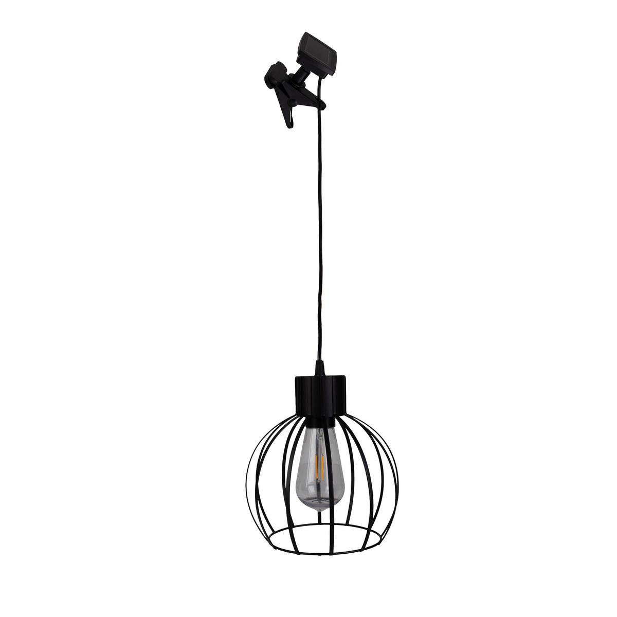 Pendelleuchte 5313322 schwarz Kunststoff Metall B/H/T: ca. 20x130x20 cm Grid - schwarz (20,00/130,00/20,00cm) - Näve Leuchten