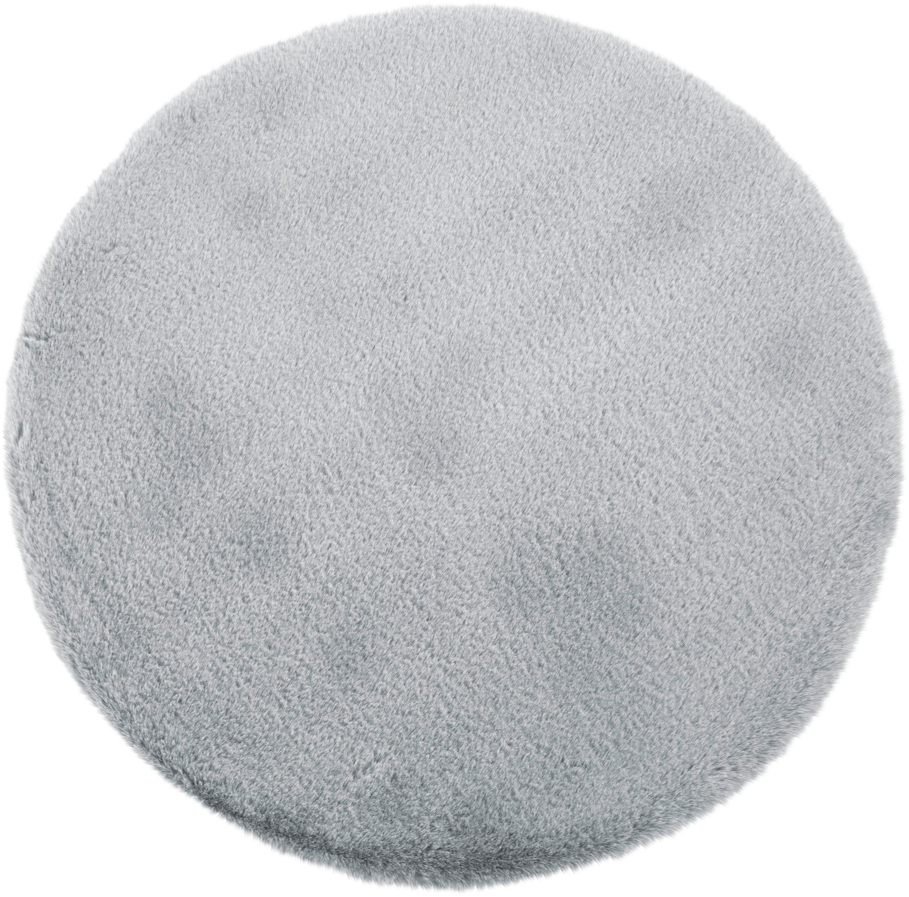 Teppich Softy hellgrau D: ca. 80 cm Softy - hellgrau (80,00cm)