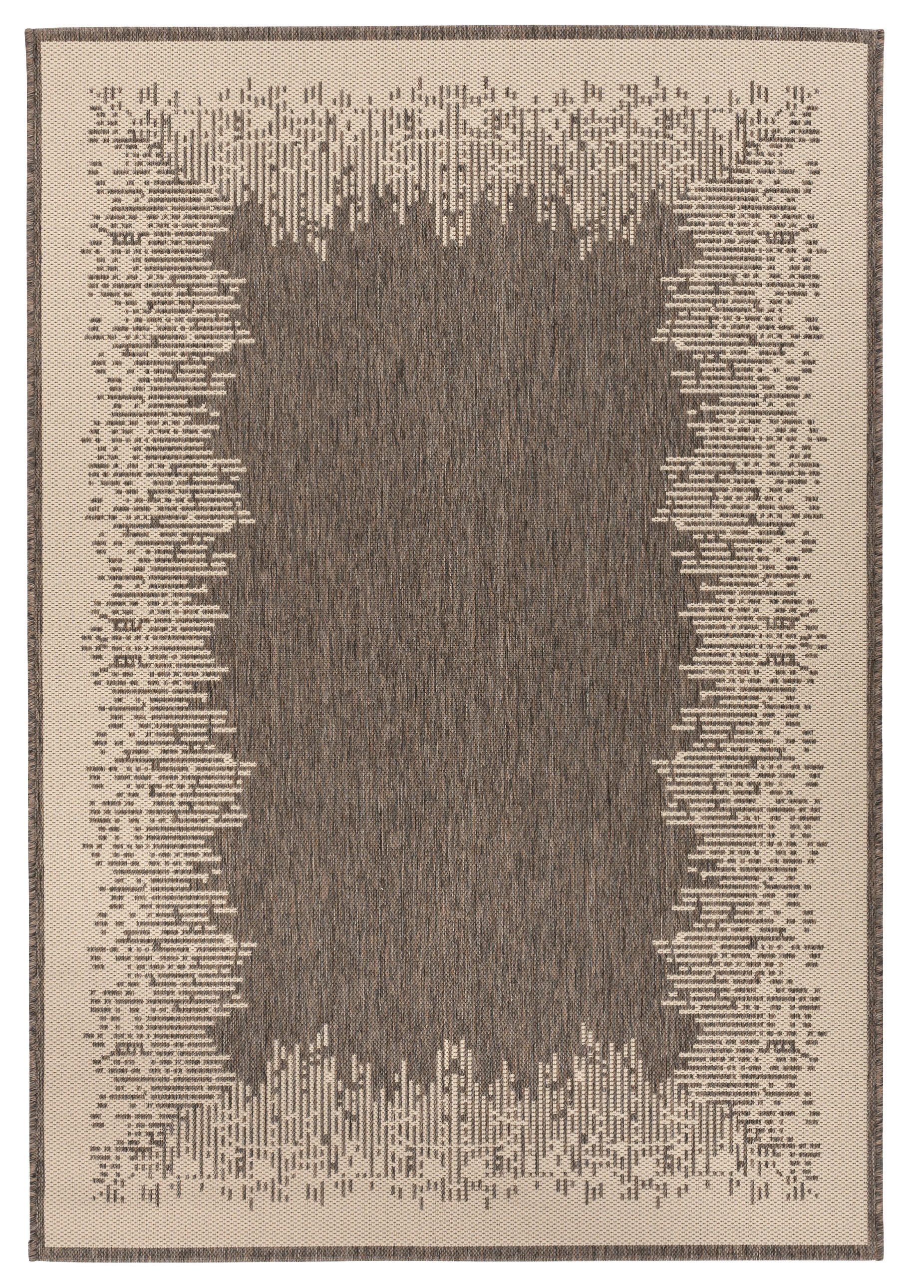 360Living Teppich Splash creme B/L: ca. 160x230 cm Splash - braun/creme (160,00/230,00cm) - 360Living