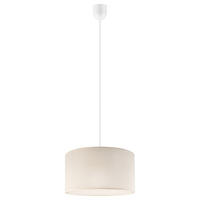 Lamkur Hängeleuchte creme PVC B/H/L: ca. 35x70x35 cm E27 1 Brennstellen Vivian - creme (35,00/35,00/70,00cm) - Lamkur