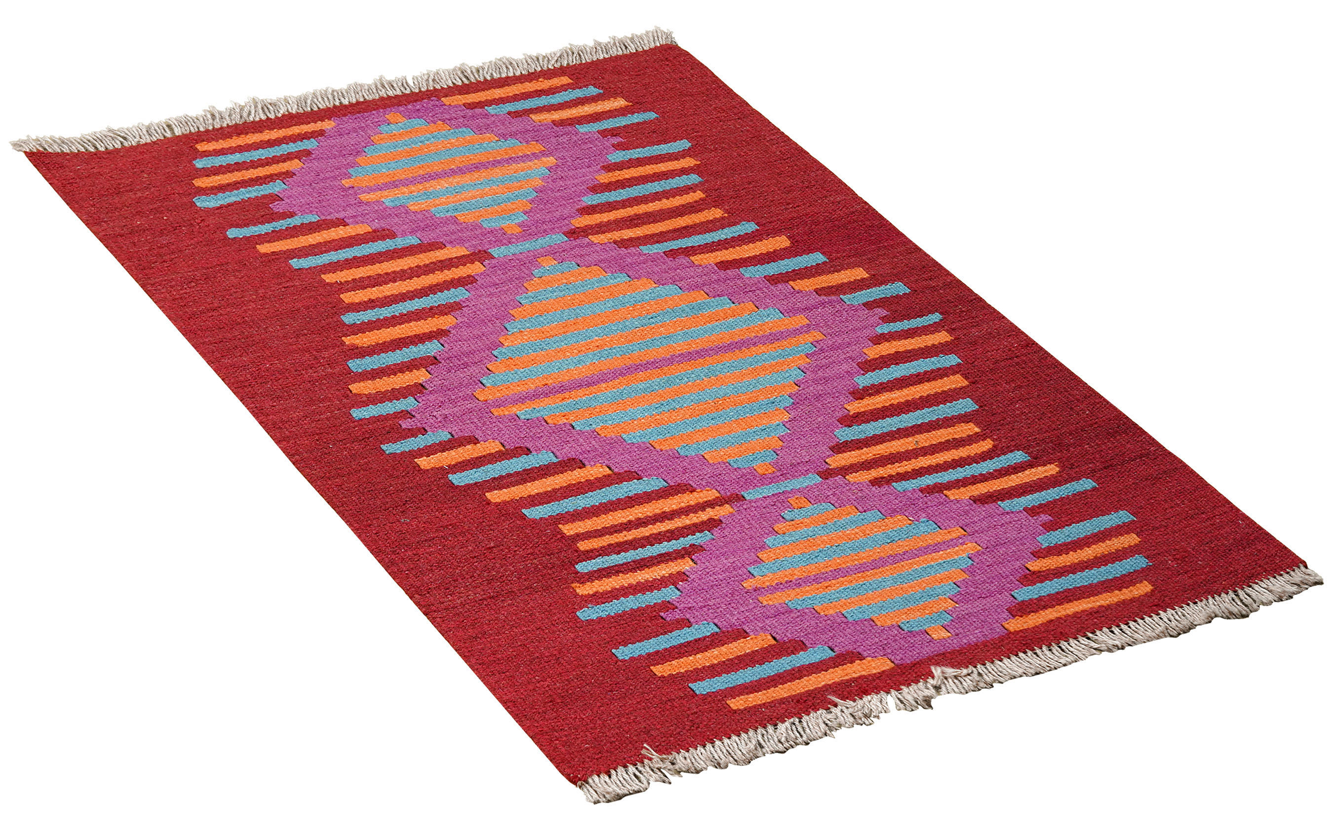 PersaTepp Teppich Kelim Gashgai bunt B/H/L: ca. 59x1x94 cm Kelim Gashgai - bunt (94,00/59,00/1,00cm) - PersaTepp