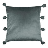 Dekokissen Dekokissen_Pompom 45x45cm anthrazit - anthrazit (45,00/45,00cm)