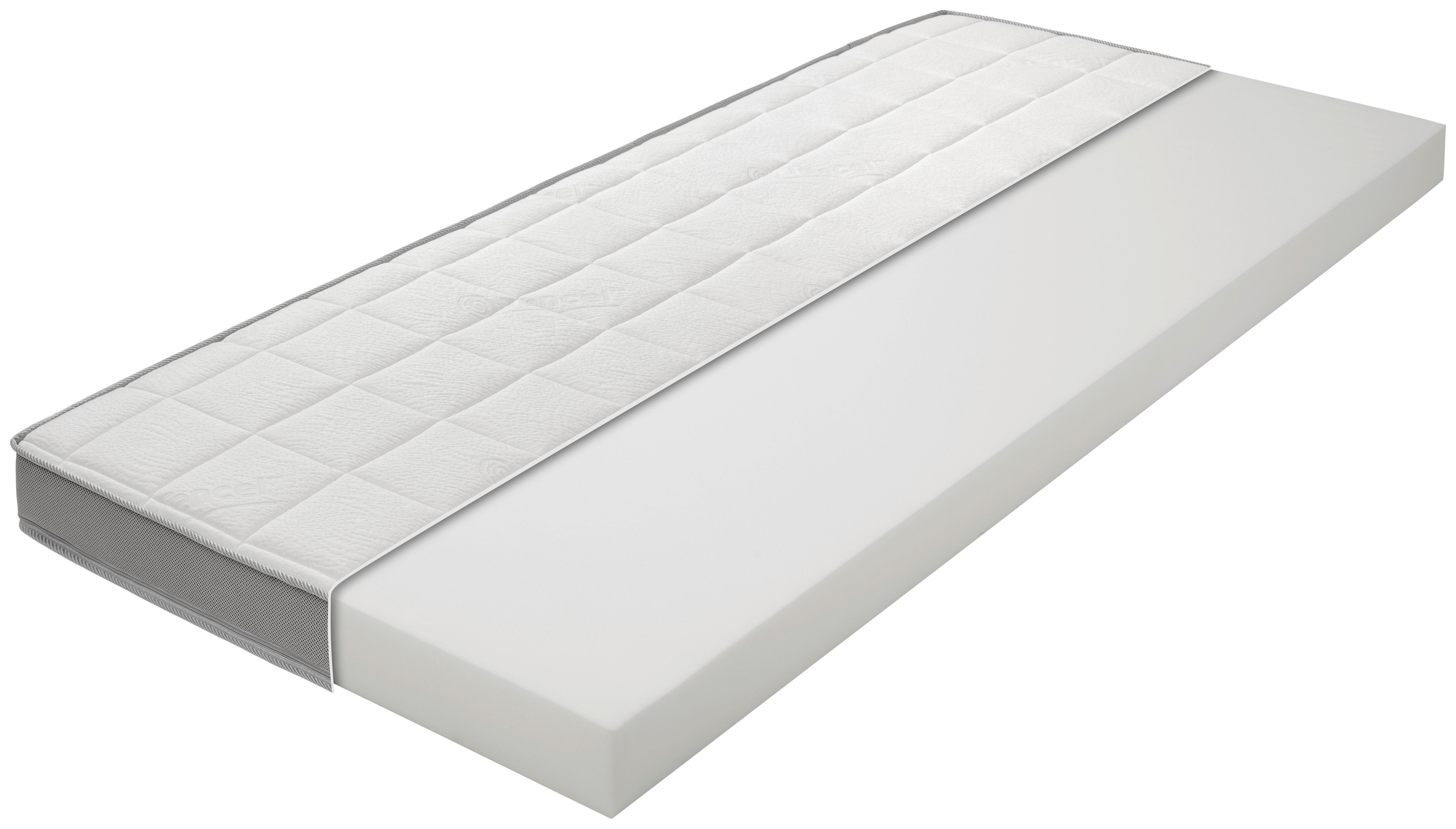 Komfortschaumtopper Palermo weiß Liegefläche B/L: ca. 180x200 cm Palermo - weiß (180,00/200,00cm)