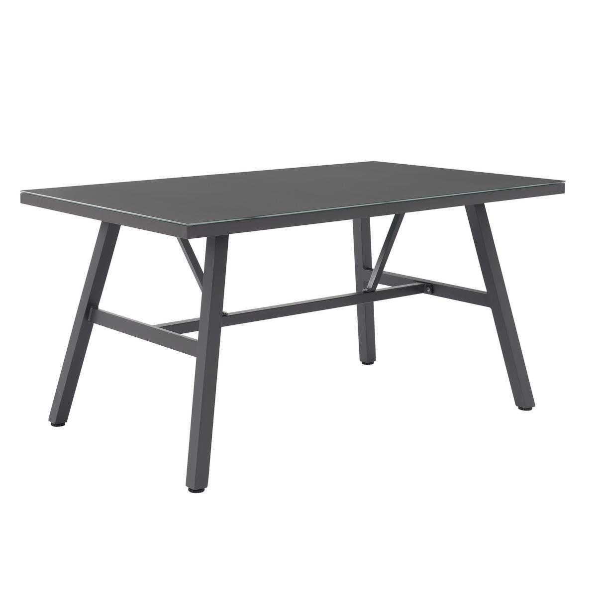 POCOline Gartensitzgruppe Alicante grau Alu Alicante - dunkelgrau/grau - POCOline