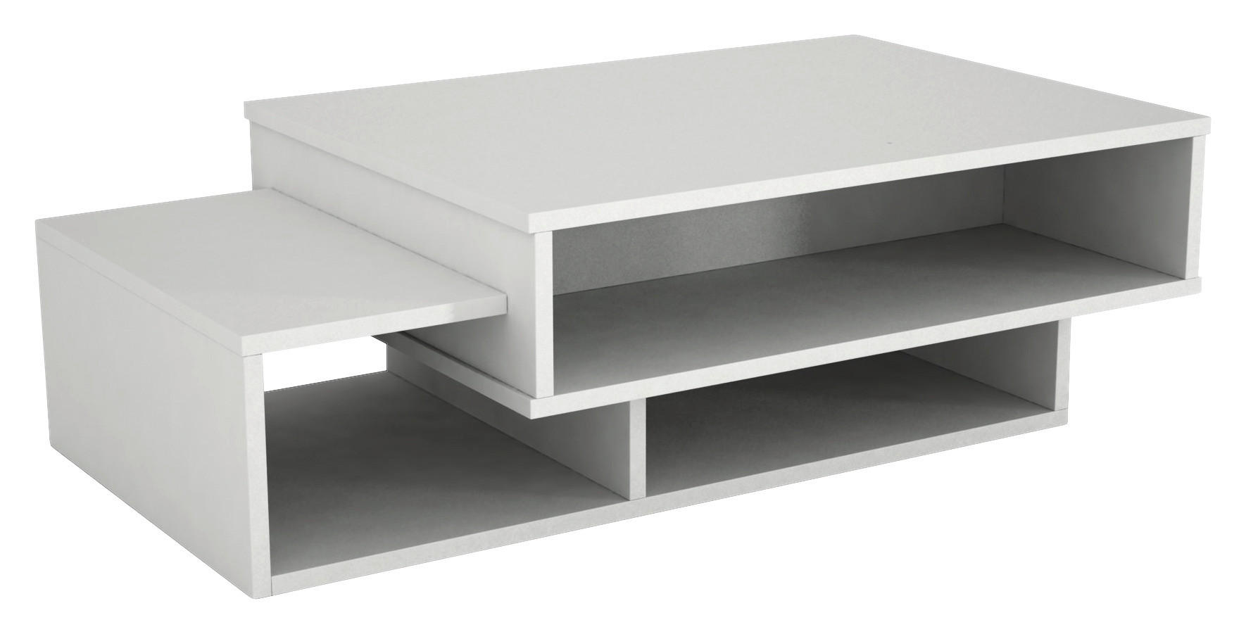 Couchtisch Tab weiß B/H/T: ca. 105x32x60 cm Tab - weiß (105,00/32,00/60,00cm) - moebel17