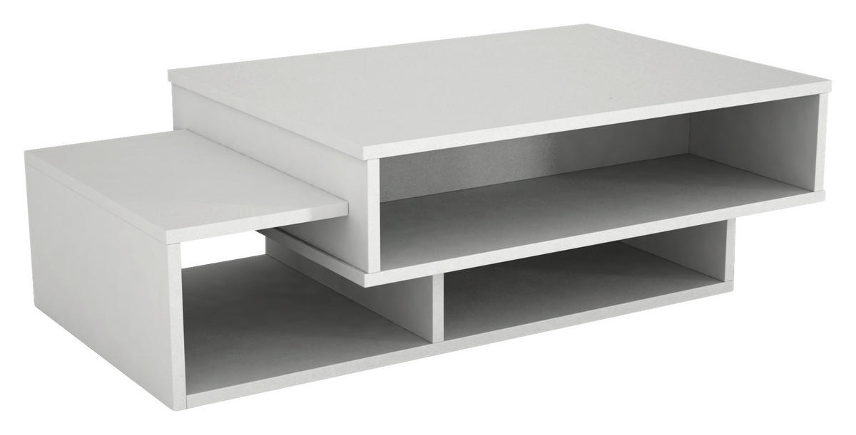 Couchtisch Tab weiß B/H/T: ca. 105x32x60 cm Tab - weiß (105,00/32,00/60,00cm) - moebel17