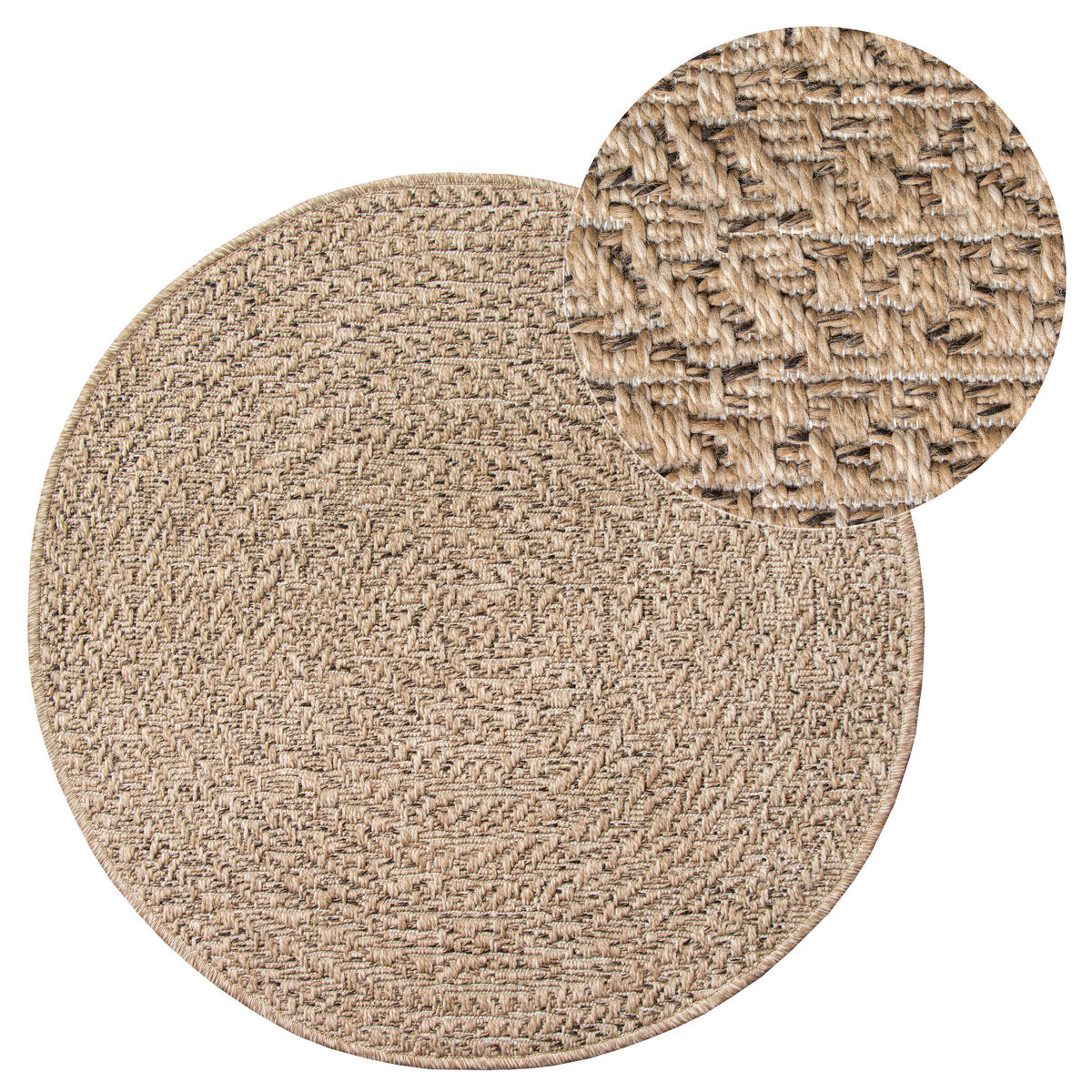 Merinos Teppich Kenzy natur B/L: ca. 80x80 cm Kenzy - natur (80,00/80,00cm) - Merinos