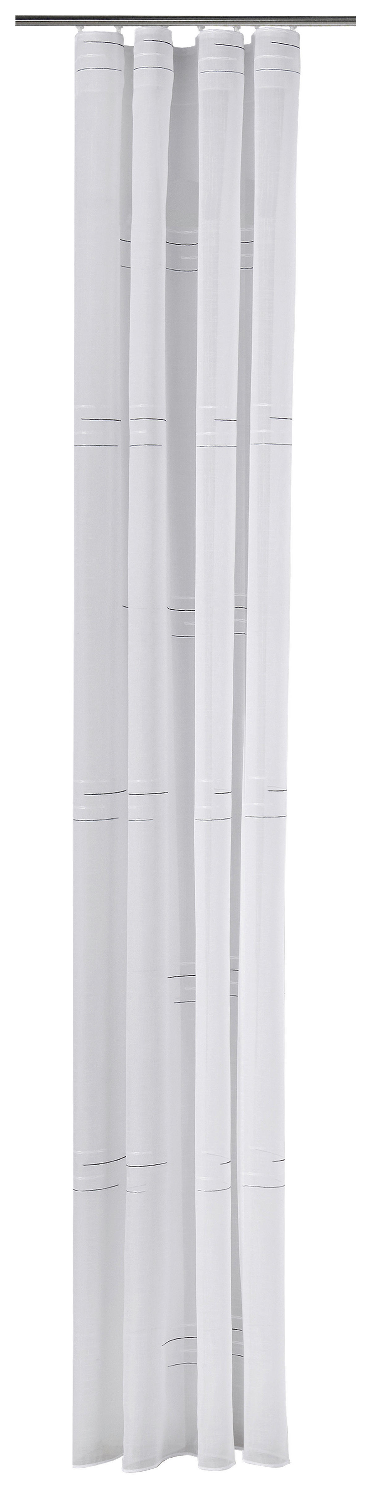Kombivorhang Beren schwarz B/L: ca. 140x245 cm Beren - schwarz/silber (140,00/245,00cm) - POCOline