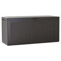 Prosperplast Aufbewahrungsbox BOARDEBOX dunkelbraun Kunststoff B/H/L: ca. 43,3x55x116 cm BOARDEBOX - dunkelbraun (116,00/43,30/55,00cm) - Prosperplast