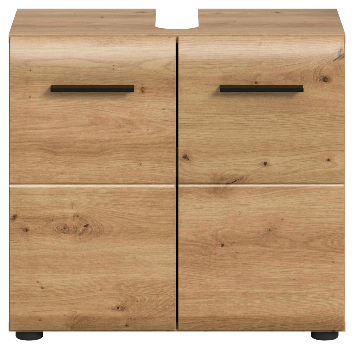 Waschbeckenunterschrank Ice Artisan Oak Nachbildung B/H/T: ca. 60x54x30 cm Ice - (60,00/54,00/30,00cm) - xonox.home