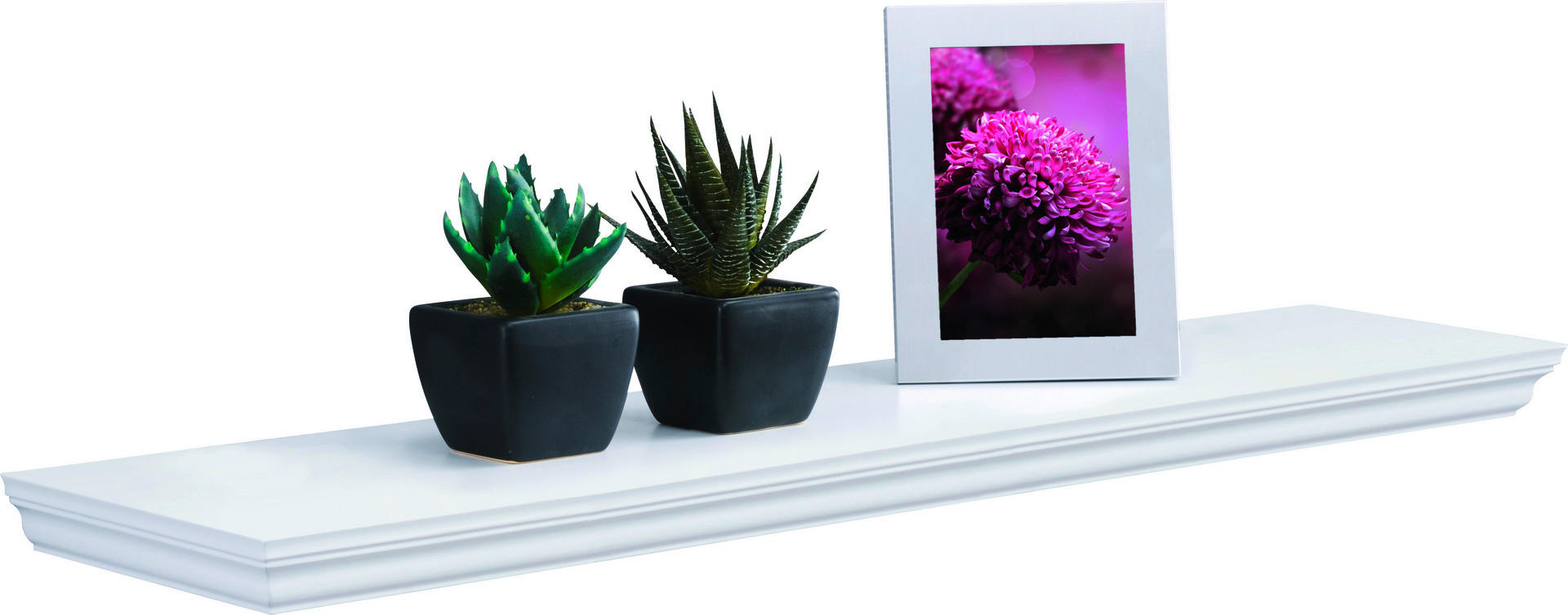 Wandboard Landwood 90 weiß B/T/S: ca. 90x19,5x3,8 cm Landwood 90 - weiß (90,00/19,50cm)