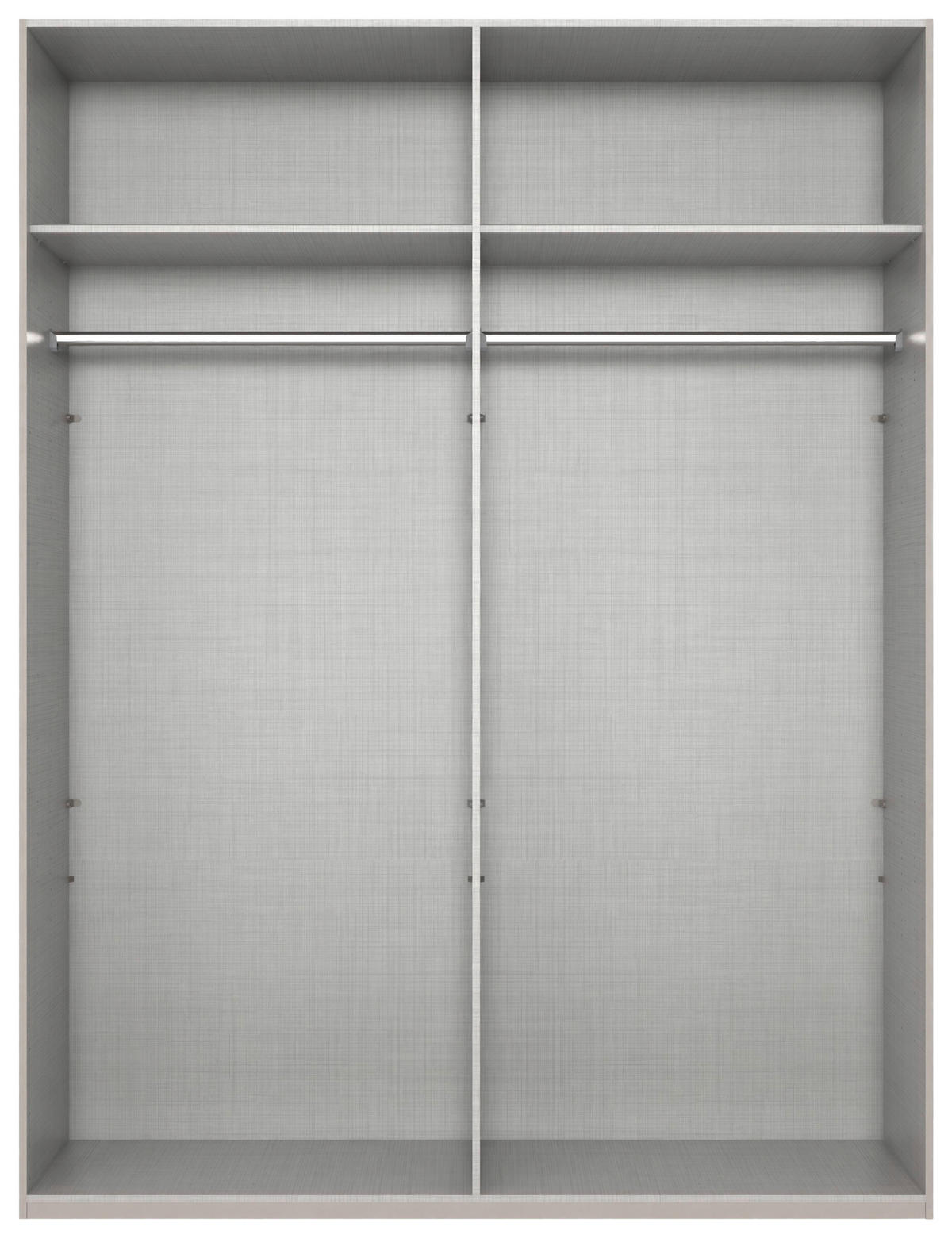 Kleiderschrank New York C Alpinweiß B/H/T: ca. 180x236x58 cm New York C - Alpinweiß/grau (180,00/236,00/58,00cm)