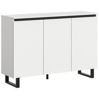 Sideboard Tomasa weiß schwarz B/H/T: ca. 120x84x36 cm Tomasa - weiß/schwarz (120,00/84,00/36,00cm) - xonox.home
