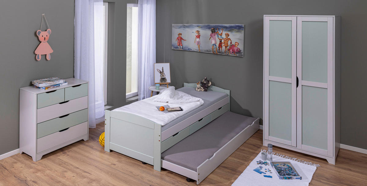 Funktionsbett Prati Bett salbei Prati Bett - salbei (205,00/98,00/63,00cm) - Inter Link