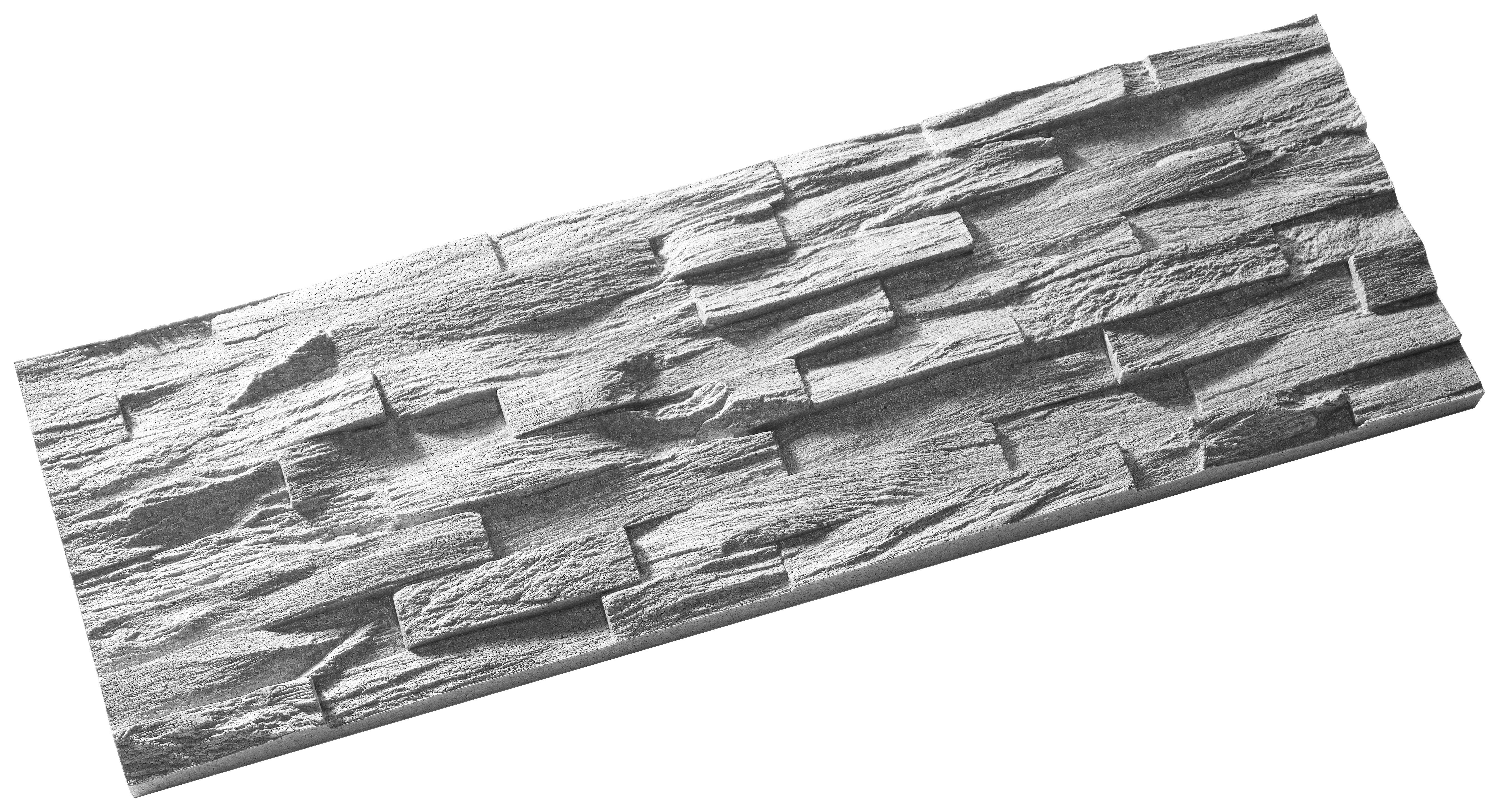 Dekorstein grau B/L: ca. 18,7x54,7 cm Dekorstein_UltraLight_6tlg. - grau (18,70/54,70cm) - Rebel of Styles