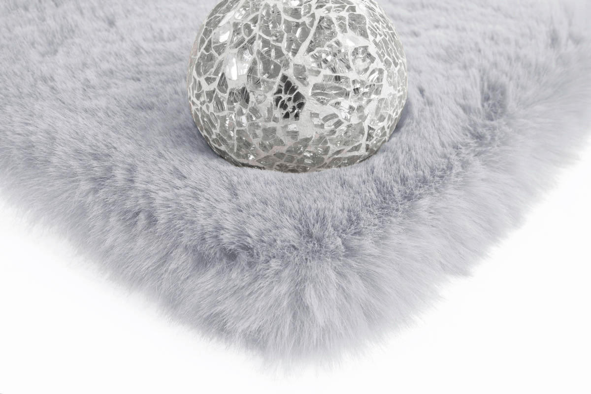 360Living Teppich Rabbit grau B/L: ca. 80x150 cm Rabbit - grau (80,00/150,00cm) - 360Living