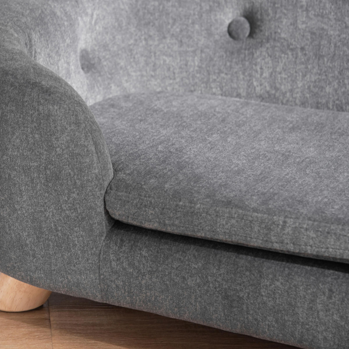 PawHut Hundebett grau Kiefer B/H/L: ca. 47x30x70 cm Hundebett - grau (70,00/47,00/30,00cm) - PawHut