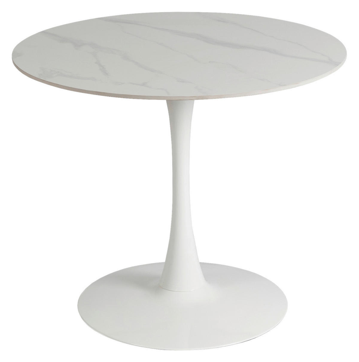 Tisch SANDER weiß B/H/T: ca. 89x73,8x89 cm SANDER - weiß (89,00/73,80/89,00cm) - WIPMEB