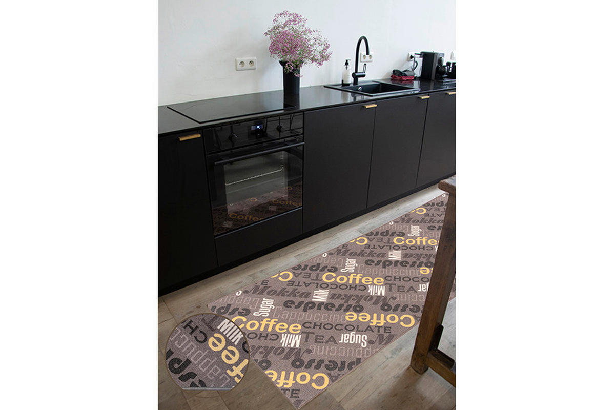 Küchenläufer Cappuccino grau B/L: ca. 67x180 cm Cappuccino - grau (67,00/180,00cm)