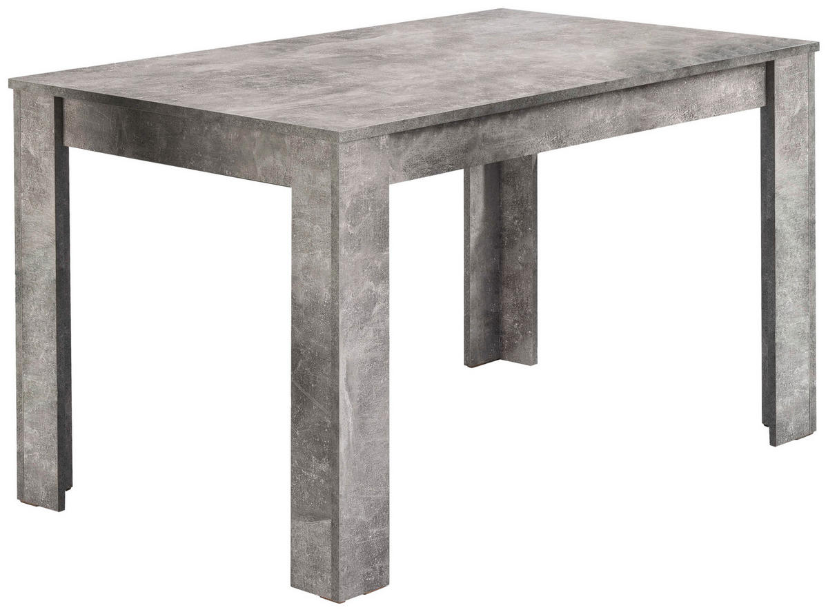 Tisch NEPAL Beton Optik B/H/T: ca. 120x75x80 cm NEPAL - Beton (120,00/75,00/80,00cm) - byLIVING