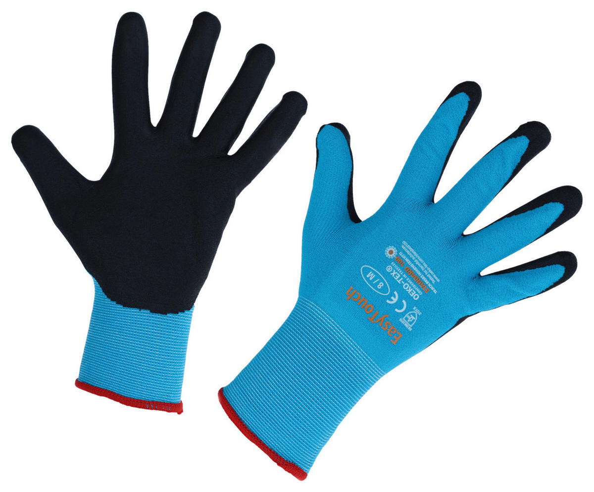 Handschuhe blau Arbeitshandschuhe_EasyTouch Gr.7 - blau