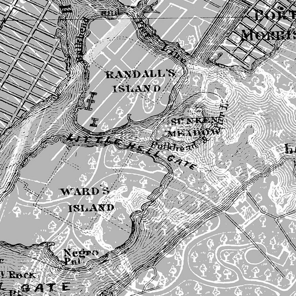 Komar Fototapete Map D: ca. 125 cm Map - (125,00cm) - Komar