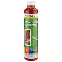 POCOline Vollton- und Abtönfarbe rotbraun ca. 0,75 l Voll+Abtönfarbe 750ml rotbraun - rotbraun (750ml) - POCOline