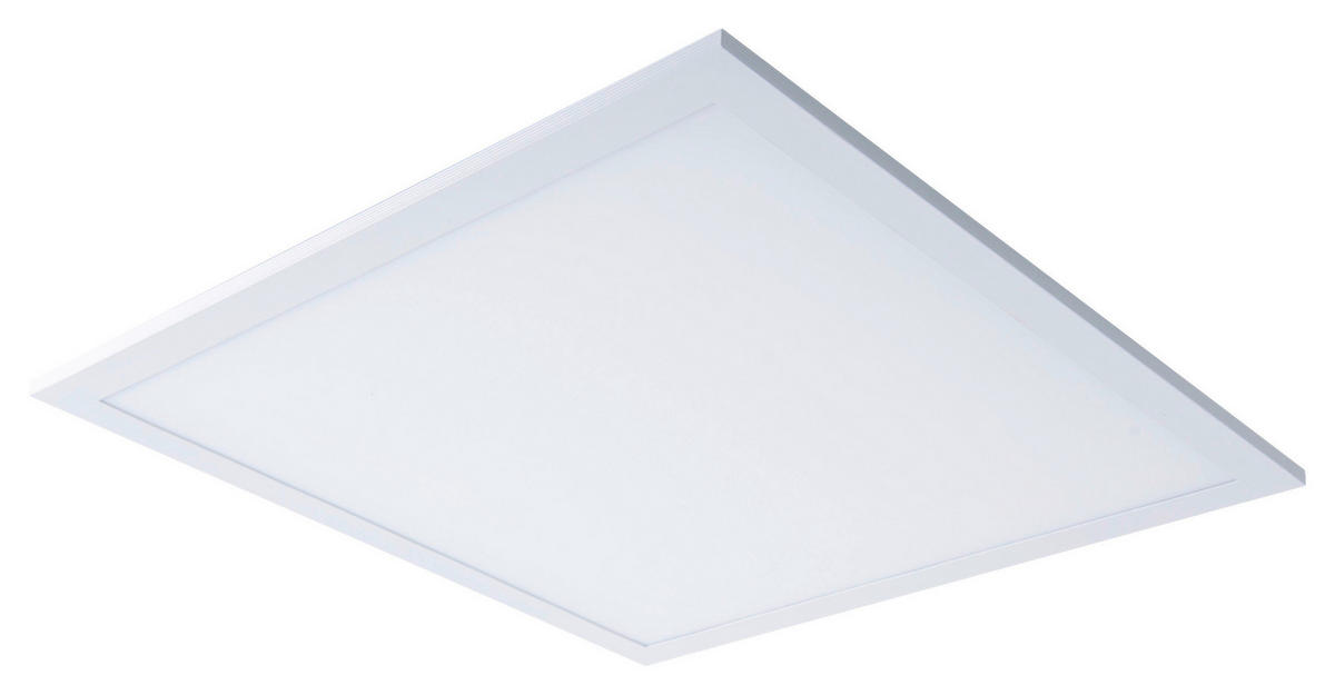 Näve Leuchten Deckenleuchte 1388223 weiß Metall Kunststoff B/H/T: ca. 45x6x45 cm null 1 Brennstellen Nico - weiß (45,00/6,00/45,00cm) - Näve Leuchten