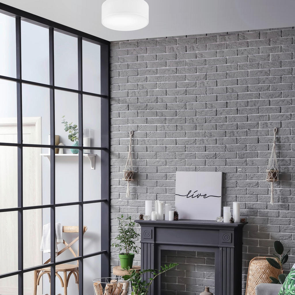 Thumbnail - Lamkur Deckenleuchte VIVIAN 48406 weiß PVC Textil Kunststoff H/L: ca. 13x35 cm E27 1 Brennstellen