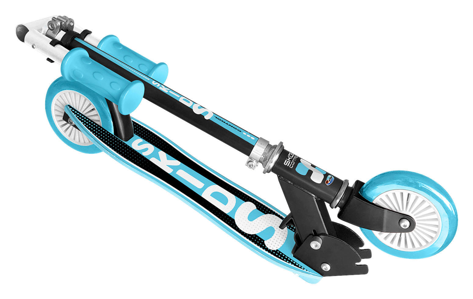 blau Kinder-Cityroller - blau/schwarz