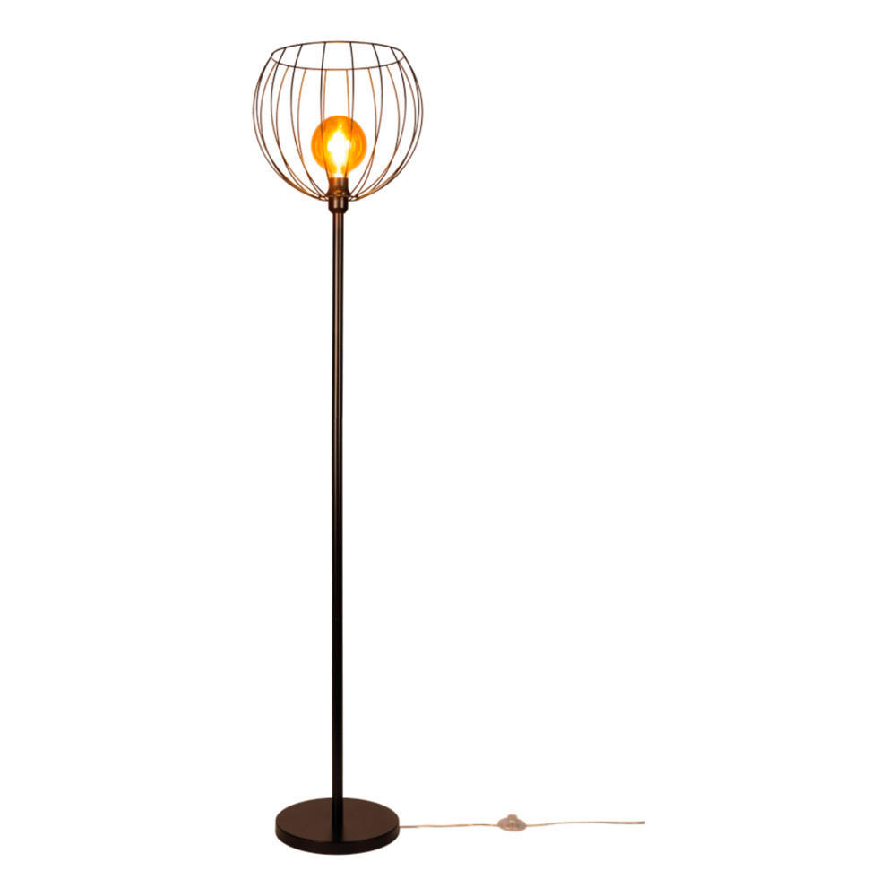 Britop Lighting Stehleuchte 12480104 schwarz Metall H: ca. 172 cm E27 1 Brennstellen Coop - schwarz (172,00cm) - Britop Lighting