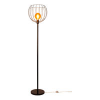 Britop Lighting Stehleuchte 12480104 schwarz Metall H: ca. 172 cm E27 1 Brennstellen Coop - schwarz (172,00cm) - Britop Lighting