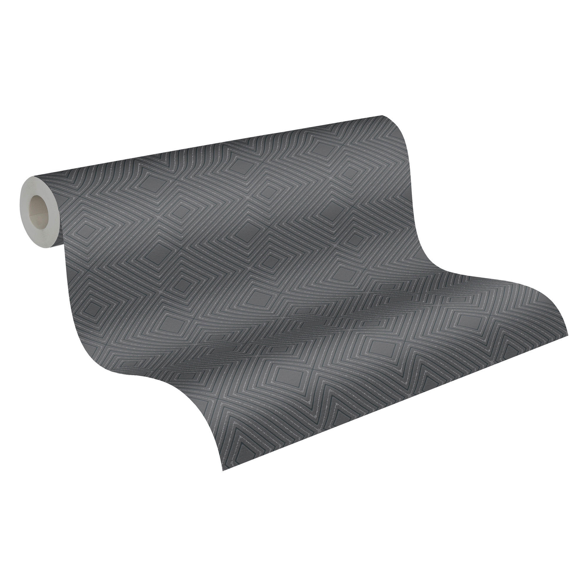 A.S.Creation Vliestapete Attractive 3D-Optik schwarz B/L: ca. 53x1005 cm Attractive - schwarz (53,00/1005,00cm) - A.S.Creation