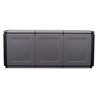 Artplast Multibox Cubo schwarz B/H/L: ca. 53x57x138 cm Cubo - schwarz/dunkelgrau (138,00/53,00/57,00cm) - ArtPlast