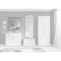 Wandspiegel Romance Sibiu Lärche Nachbildung Eiche San-Remo Nachbildung B/H/T: ca. 96x92x4 cm Romance - Eiche (96,00/92,00/4,00cm)